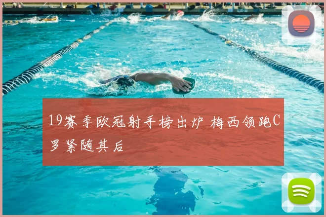 19赛季欧冠射手榜出炉 梅西领跑C罗紧随其后